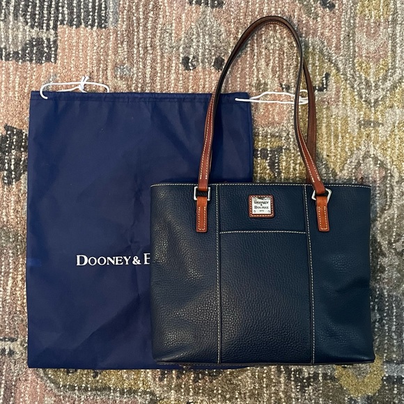 Dooney & Bourke Leather Tote - Picture 5 of 7